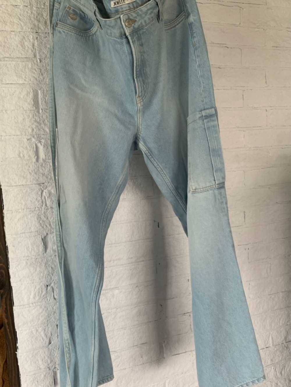 OVO Pale Blue Denim Jeans with Contrast Stitching KURT JOELLE COLLECTION